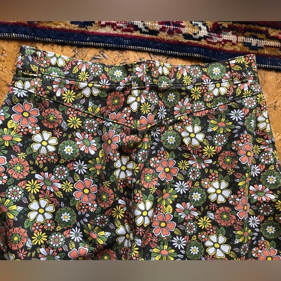 Retro wide leg floral pants - Picture 7 of 7